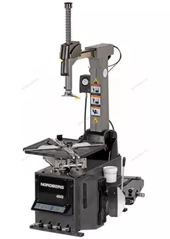 Станок шиномонтажный 380V автомат, 2х скор, стол с накладками, серый NORDBERG 4642(G) 16-30"