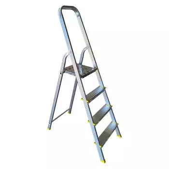 Стремянка алюминиевая Алюмет односекционная 4 ступени (APA7004)