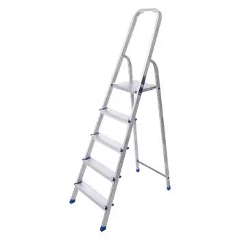 Стремянка алюминиевая STAIRS односекционная 5 ступеней (AS05)