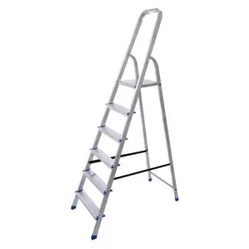 Стремянка алюминиевая STAIRS односекционная 6 ступеней (AS06)