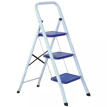 Стремянка стальная Алюмет односекционная 3 ступени (МК 803С)