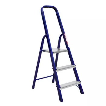 Стремянка стальная Алюмет односекционная 3 ступени (8403)