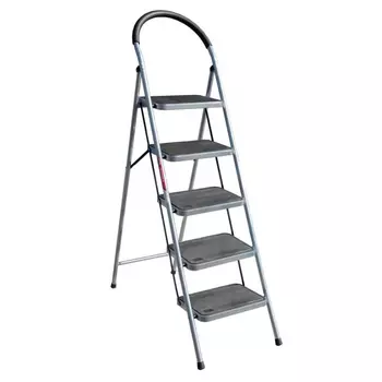 Стремянка стальная Алюмет односекционная 5 ступени (205)