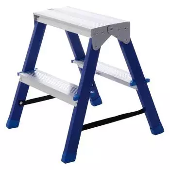 Стремянка стальная STAIRS двухсекционная 2x2 ступени CS202