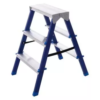 Стремянка стальная STAIRS двухсекционная 2x3 ступени CS203