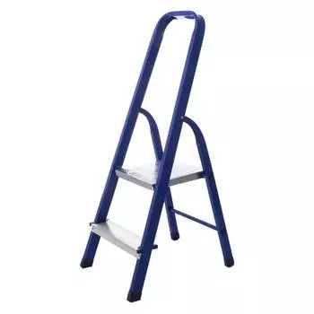 Стремянка стальная STAIRS односекционная с алюминиевыми ступенями 2 ступени CS02