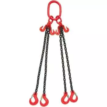Строп с крюками-укоротителями цепной четырехветвевой 4СЦ 3,15/5000 мм