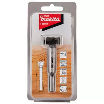 Сверло Форстнера по дереву Makita STANDARD 25x77мм (D-71124)