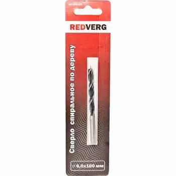 Сверло по дереву REDVERG HCS 6х100мм (600031)