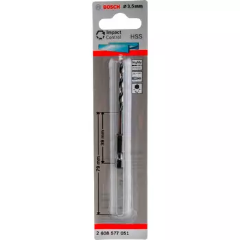 Сверло по металлу Bosch ImpactControl 3.5x76мм (051)