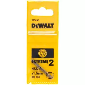Сверло по металлу DeWalt DT5035 1.5х40мм
