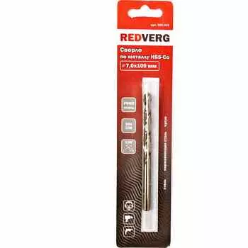 Сверло по металлу REDVERG HSS-Со 6.5х101мм (500421)