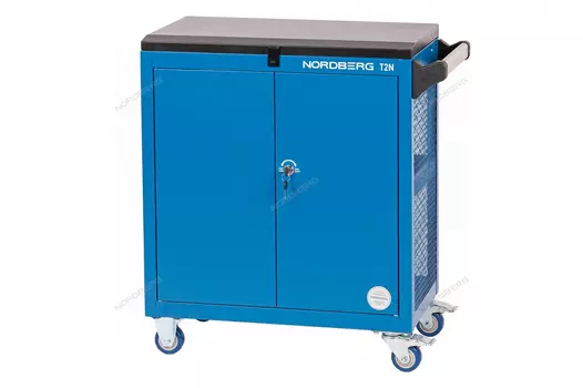 Тележка инструментальная, 3 полки с дверцами NORDBERG T2N