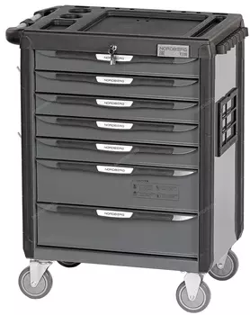Тележка инструментальная, 7 выдвижных ящиков, серая NORDBERG T7N(G)
