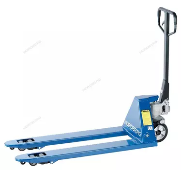 Тележка складская гидравлическая 2,5 т, усиленная, с резиновыми колесами NORDBERG N3901-25R