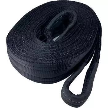 Трос буксировочный динамический prof лента, HITCH масса авто 17т, разрывная 52т, 8м, петля-петля