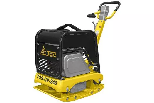 Виброплита бензиновая реверсивная TSS-CP-240 (гидравлический привод, колесный комплект, ручка)