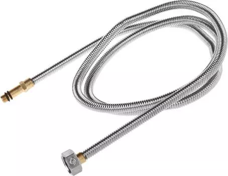 ЗУБР 1/2, 1.5 м, гайка-штуцер, сильфонная подводка для смесителей с удлиненным штуцером (51013-150)