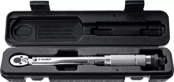 ЗУБР 1/4, 2 - 24 Н·м, динамометрический ключ, Профессионал (64091-025)