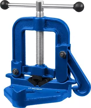 ЗУБР 3.5, трубные откидные тиски, Профессионал (32611-2)