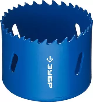 ЗУБР 57 мм, сталь Р6М5, биметаллическая коронка (29531-057)