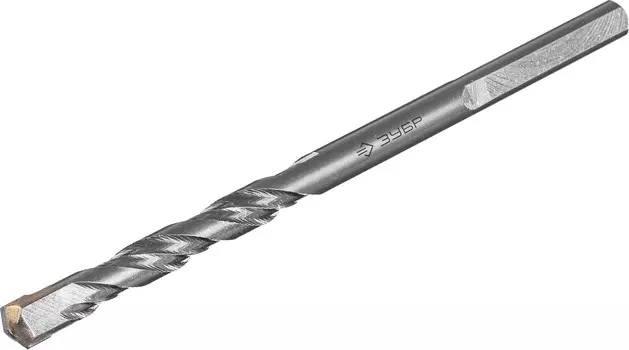 ЗУБР 6 x 100 мм, трехгранный хвостовик, сверло по бетону усиленное, Профессионал (2916-100-06)