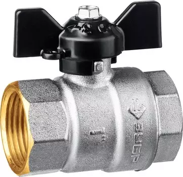 ЗУБР d 1, ручка бабочка, мама-мама, полнопроходной шаровой кран (51323-1)