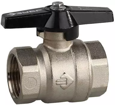 ЗУБР d 1, ручка бабочка, мама-мама, полнопроходной шаровой кран (4-51323-C-1)