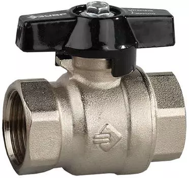 ЗУБР d 3/4, ручка бабочка, мама-мама, полнопроходной шаровой кран (4-51323-C-3/4)