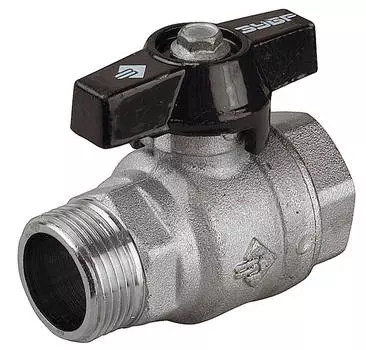 ЗУБР d 3/4, ручка бабочка, шаровой кран (4-51324-C-3/4)