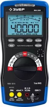 ЗУБР МА-200 мультиметр цифровой