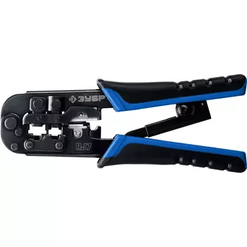 ЗУБР RJ7, (RJ45, RJ11, RJ12), 203 мм, универсальный кримпер, Профессионал(22650)