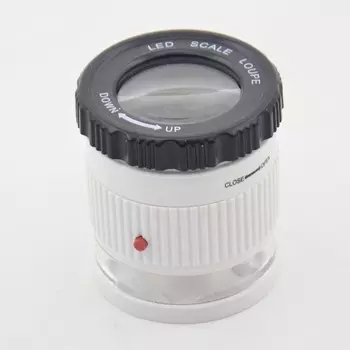 Лупа 30х с подсветкой