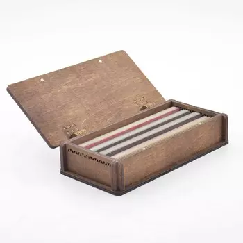 Деревянная шкатулка для брусков 200х35х10 мм, 4 шт.