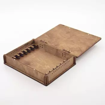 Универсальная деревянная шкатулка для брусков 200 мм, 7 шт.