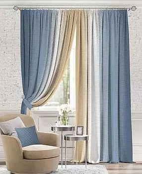 Берни (Бежево-голубой)