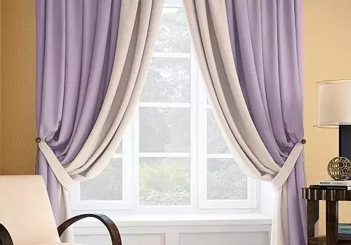 Фонти (лавандовый). Подшит: 275 см с подхватами