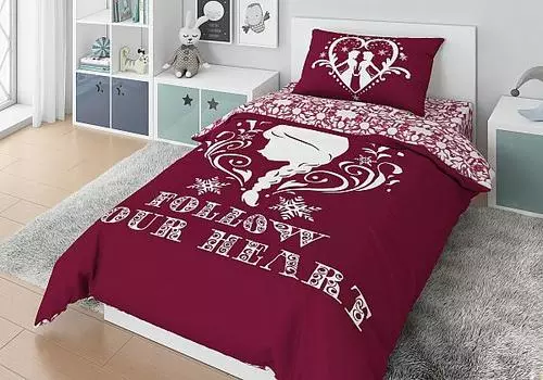 Холодное сердце (бордовый)