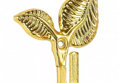 Крючок Листок (золото)