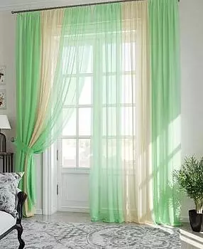 Лаури (бежево-зеленый) - 290 см