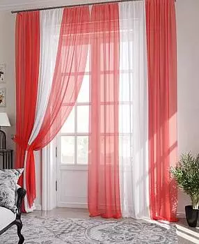 Лаури (красно-белый) - 290 см