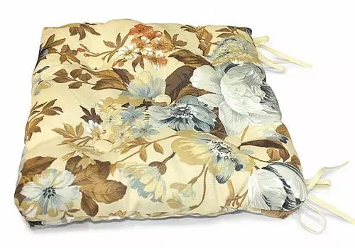 Подушка на стул Антлия-П (бежово-синий)