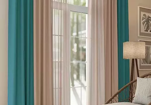 Ядри (бежево-бирюзовый)