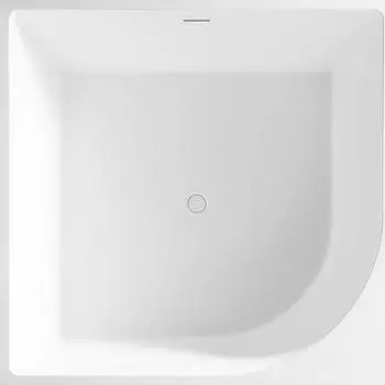 Акриловая ванна Abber 140x140 AB9337, белый