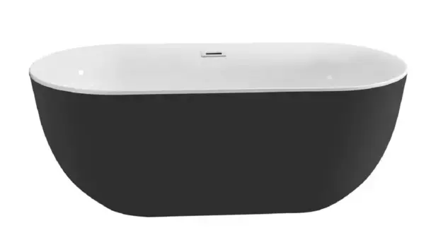 Акриловая ванна Акватек Афина 170х78 AQ-144778Bl белый, черный