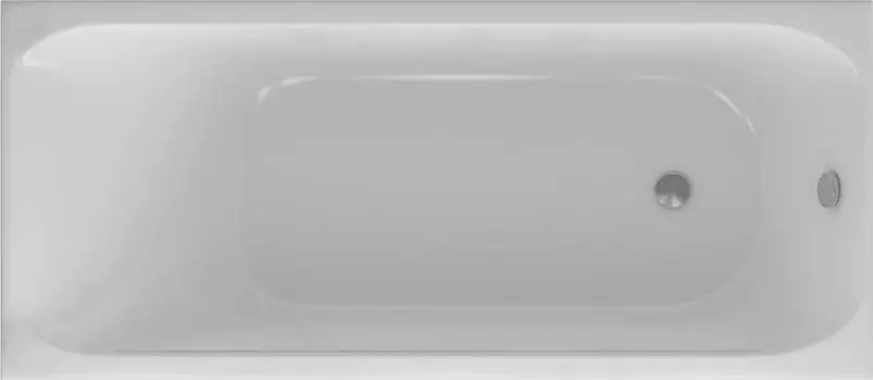 Акриловая ванна Aquatek Альфа 150х70 см ALF150-0000038, белый