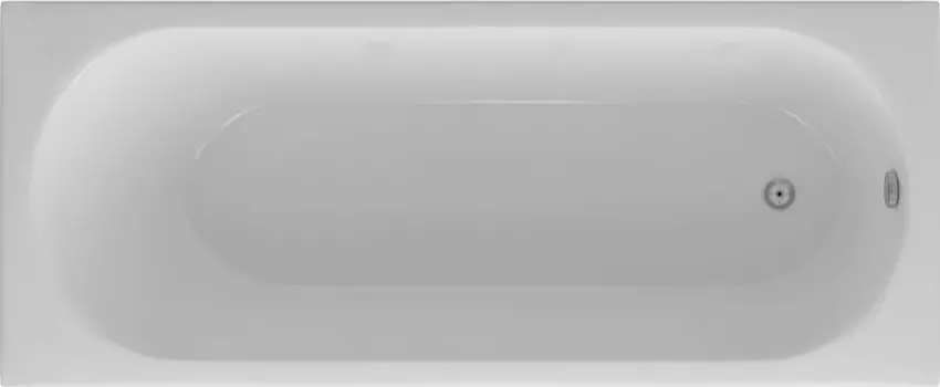Акриловая ванна Aquatek Оберон 180x80 см OBR180-0000008, белый