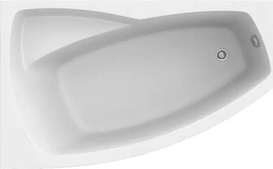 Акриловая ванна Bas Камея 150x90 В 00117 левая с каркасом, белый