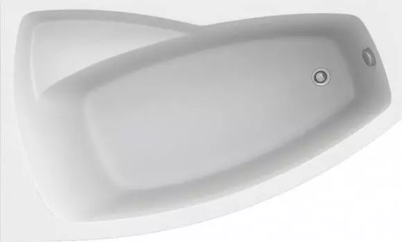 Акриловая ванна Bas Камея 160x95 В 00119 левая с каркасом, белый