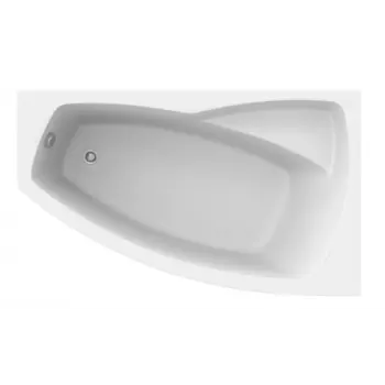 Акриловая ванна Bas Камея 170x105 В 00122 правая с каркасом, белый